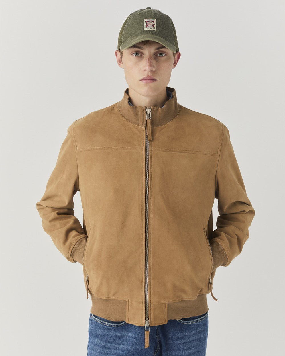 Giacca madison in suede