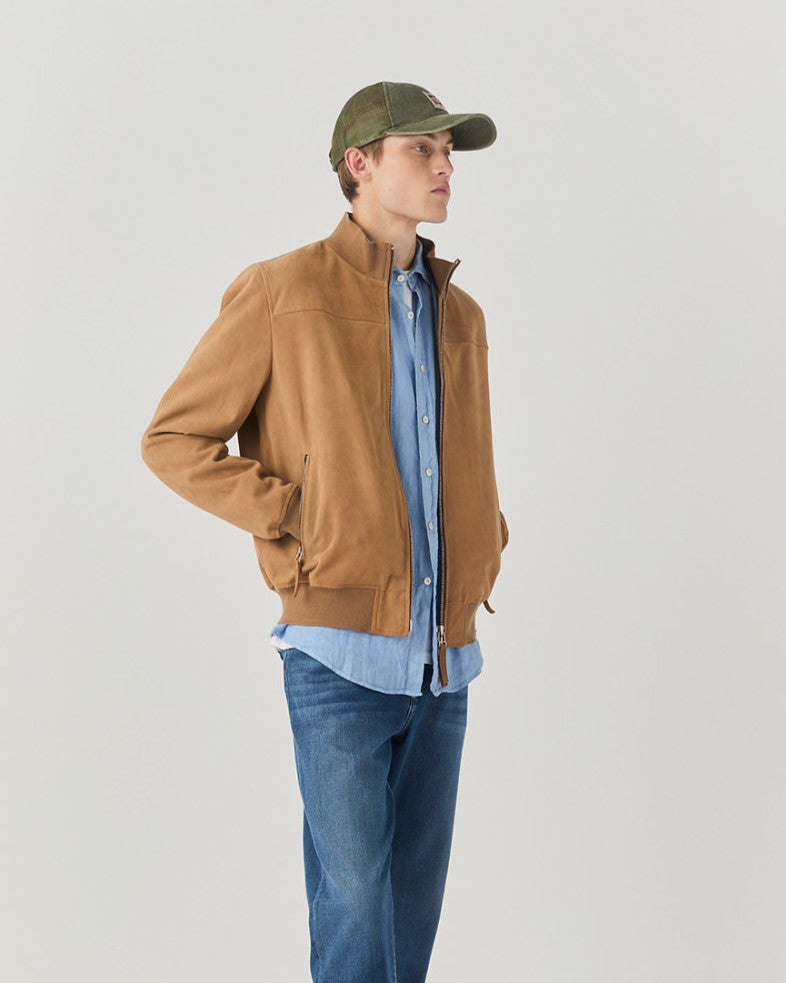 Giacca madison in suede