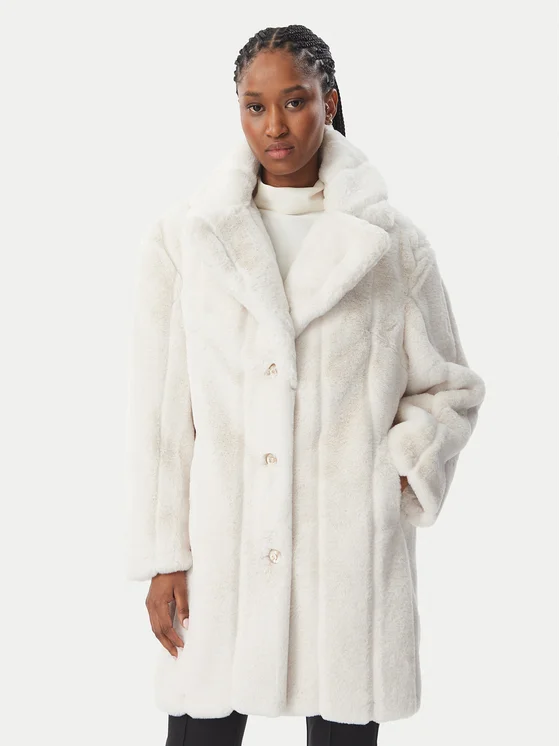 Cappotto in pelliccia sintetica