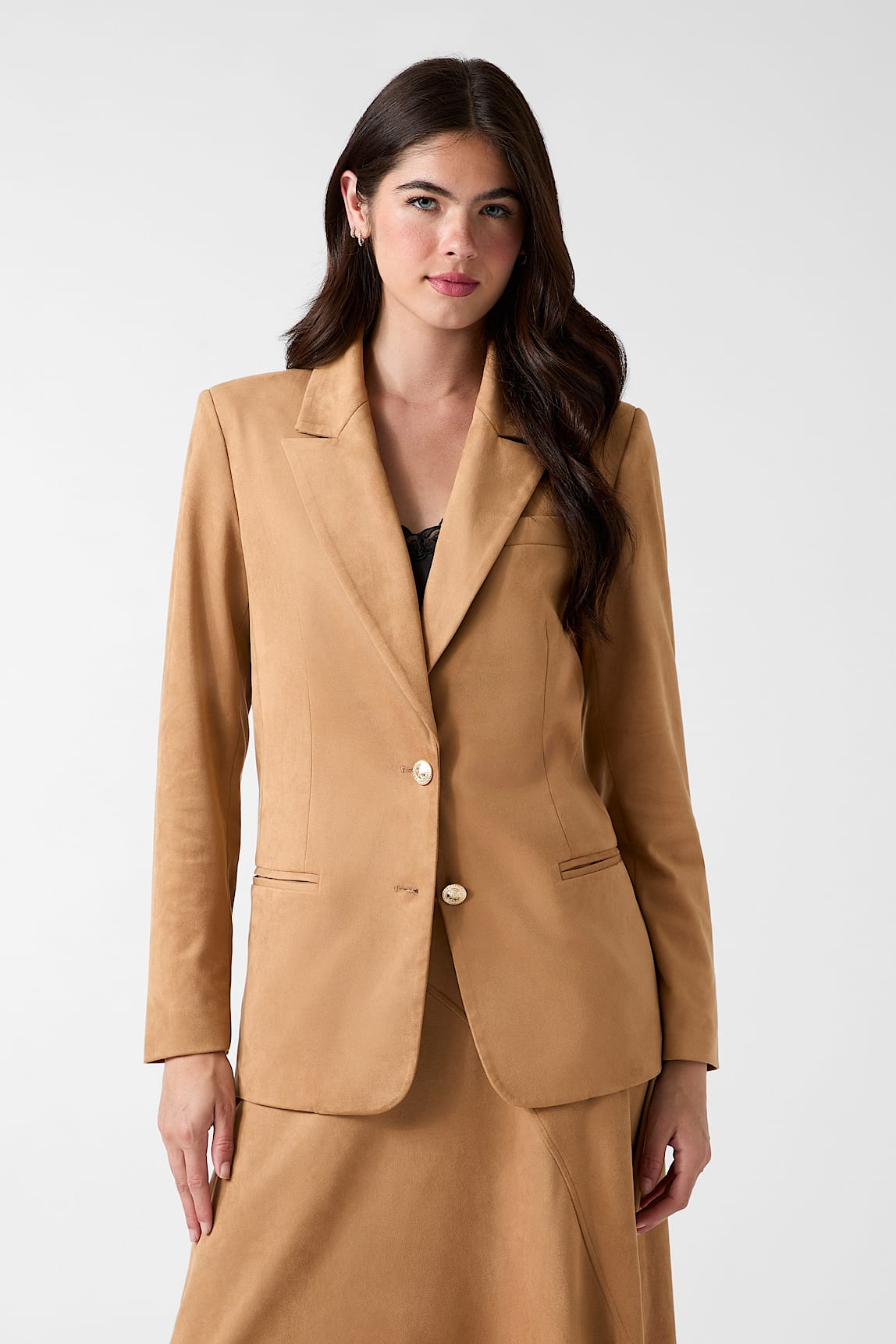 Blazer monopetto sartoriale stretch