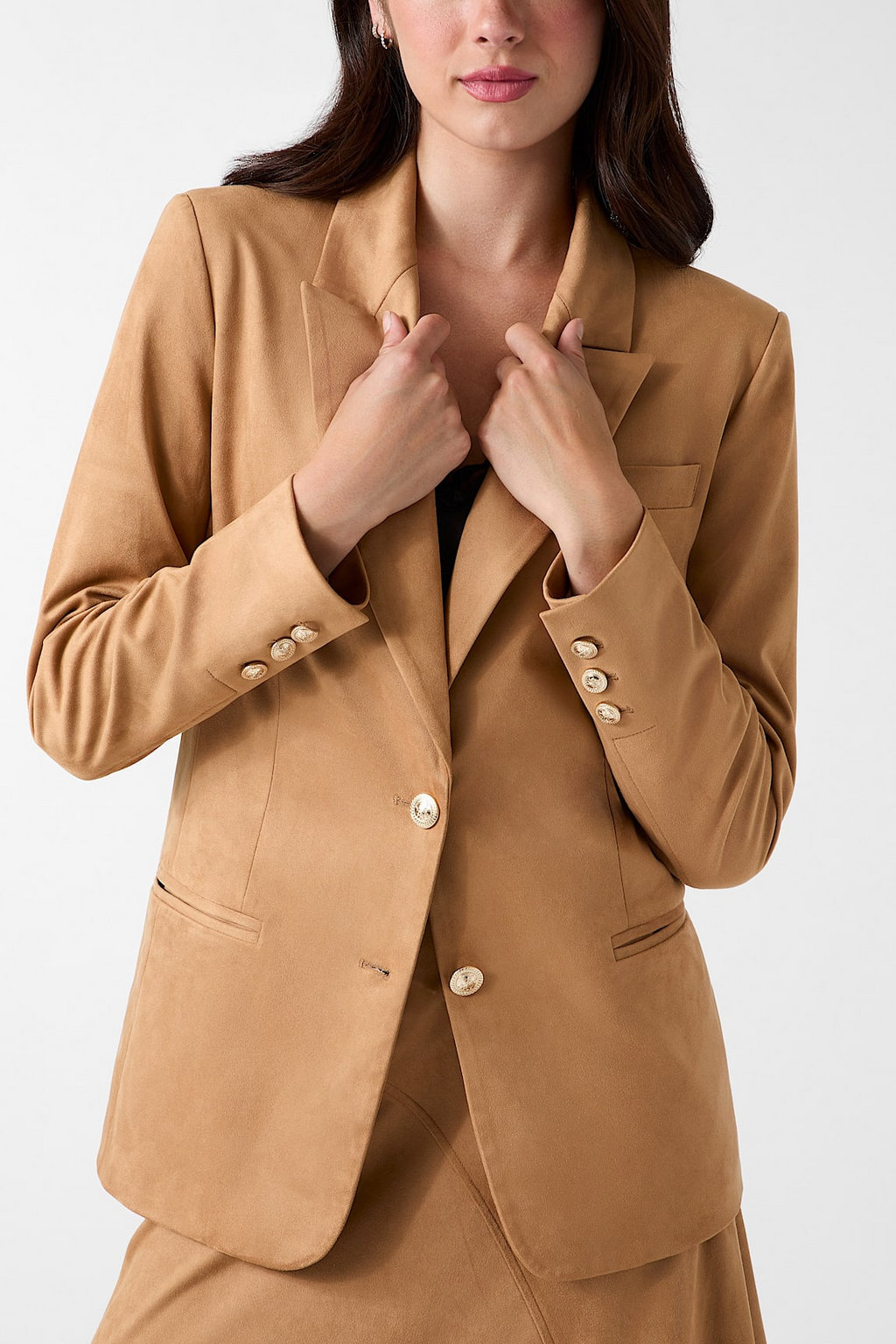 Blazer monopetto sartoriale stretch