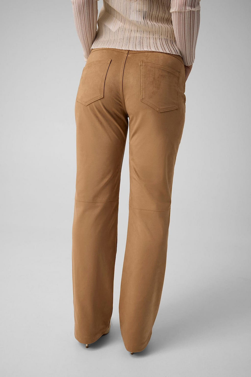 Pantaloni a vita media straight