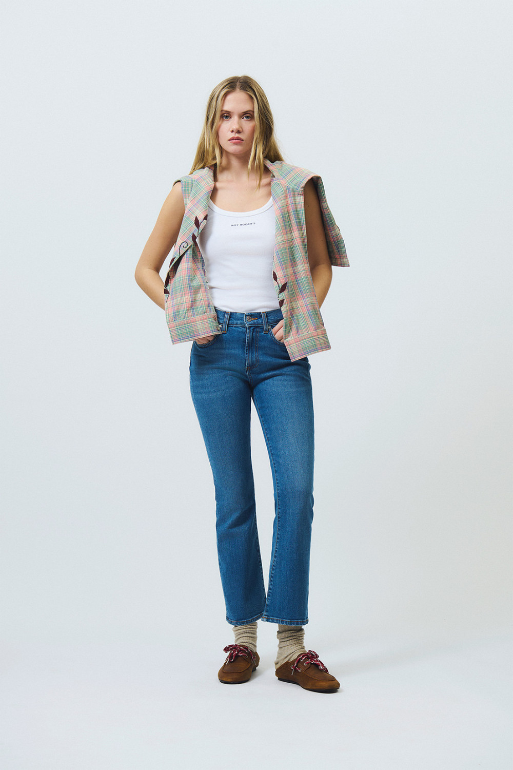 Jeans Zandra Hem Stone 78