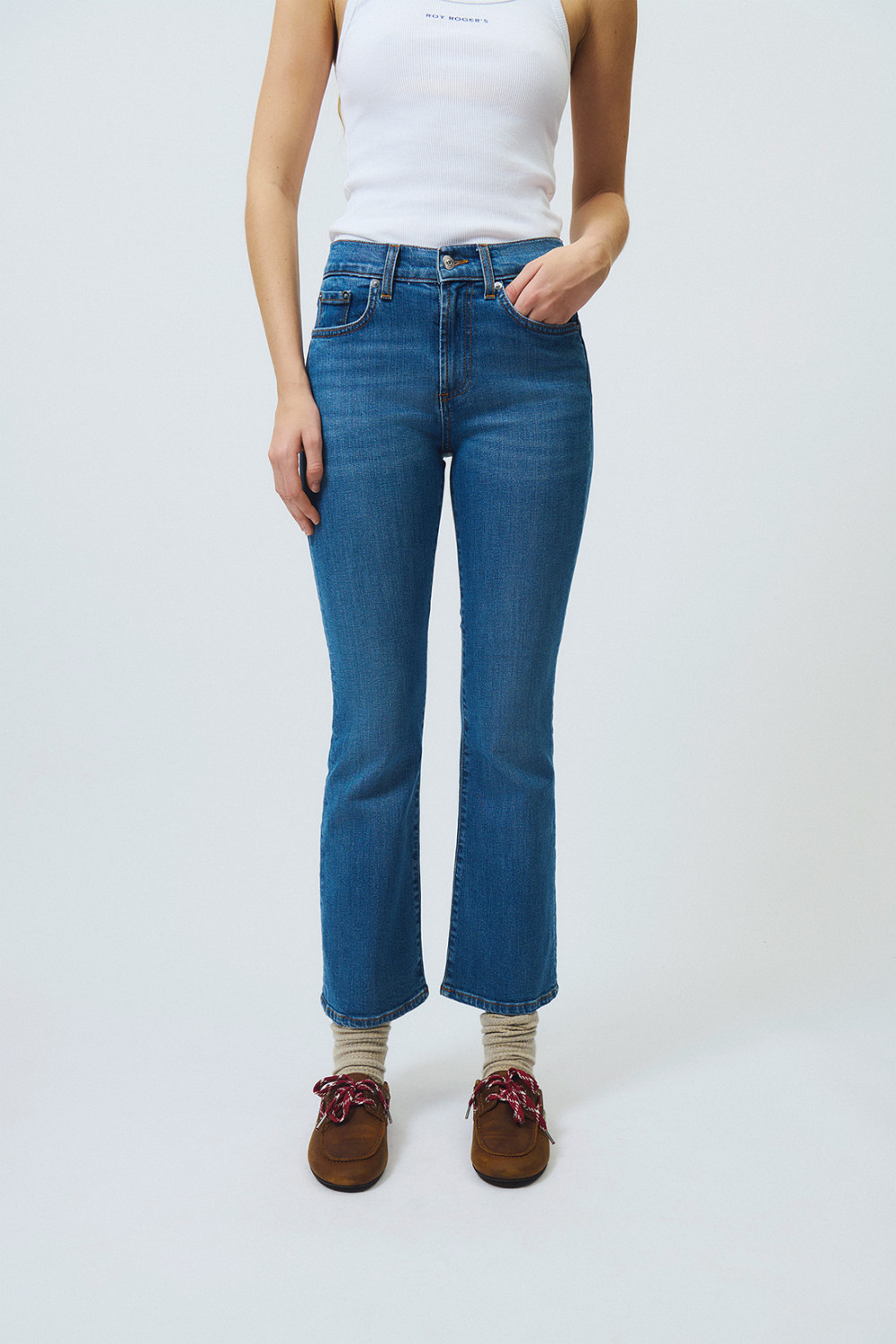 Jeans Zandra Hem Stone 78