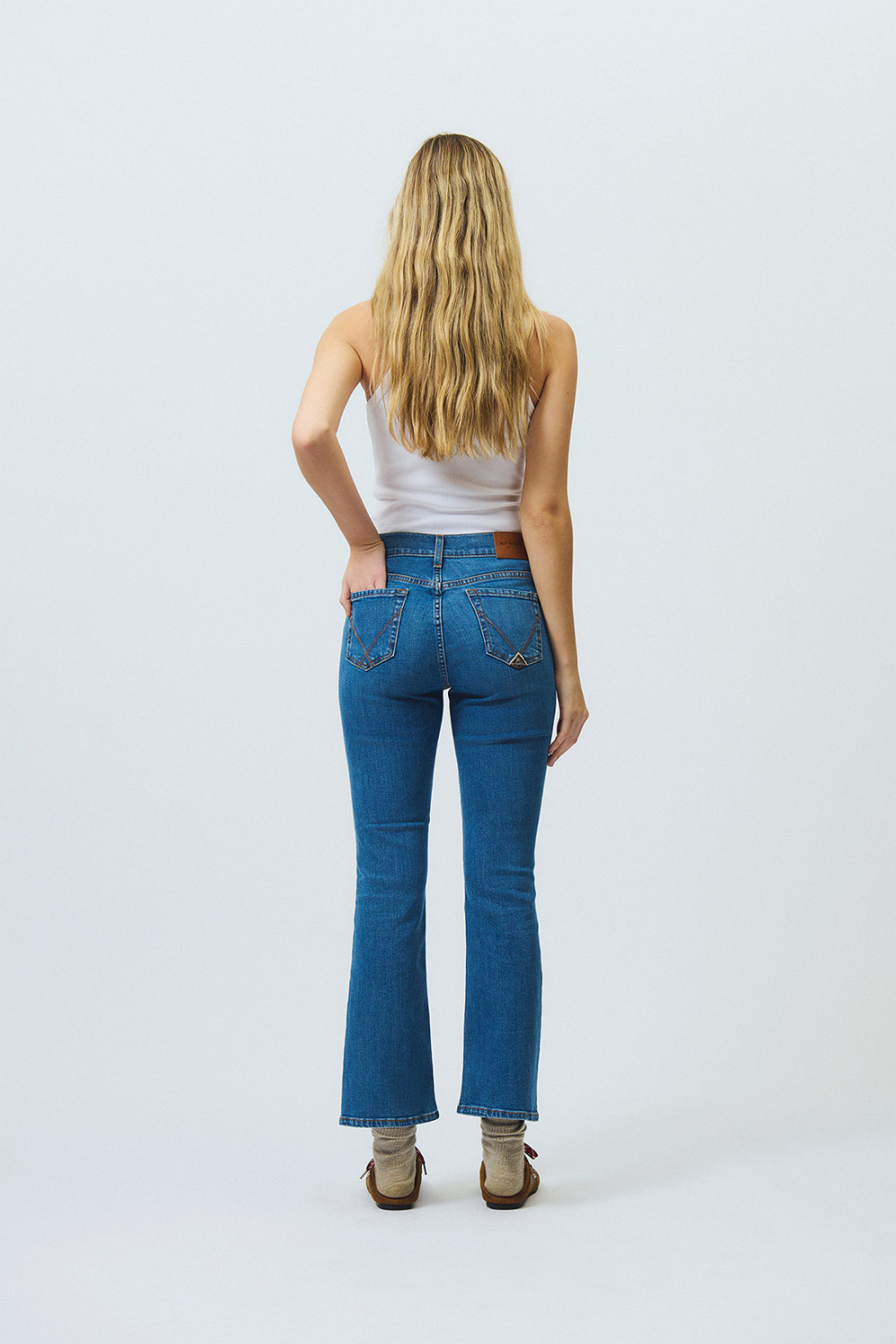 Jeans Zandra Hem Stone 78