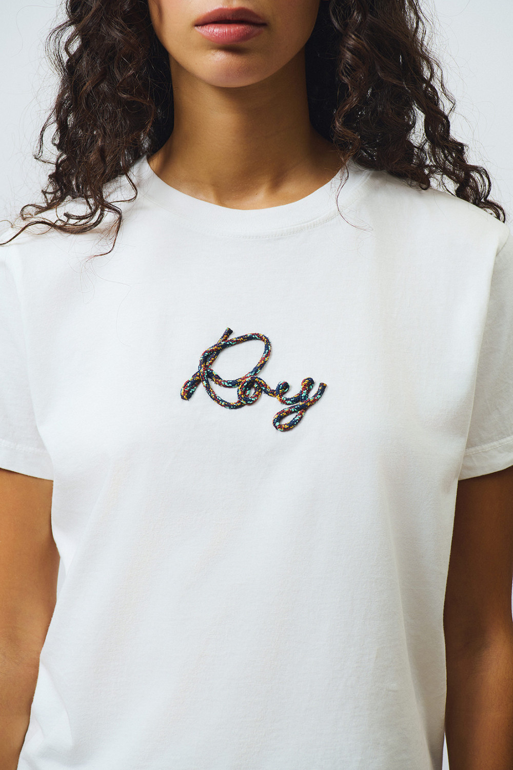 T-Shirt con ricamo "Roy" trecking
